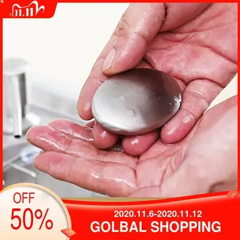 

Oval Soap for Cleaning Stainless Steel round Metal Odor Removal Soap Odor Removal Large Soap Rack drain soap holder