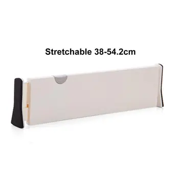 

Light Adjustable Thicken Retractable Drawer Divider Bra Tie Sock Sundries Organiser Storage Partition Board