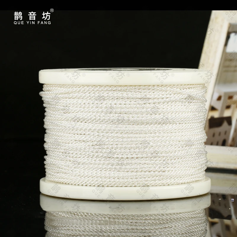 QUEYINFANG DIY 4 х ядерный наушники Обновление кабель посеребренный антенный из
