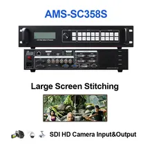 Amooonsky sc358 sdi led transparente vídeo scaler para déécran géant um onbon novastar linsn absen display led p4 p10 p3.91 p8