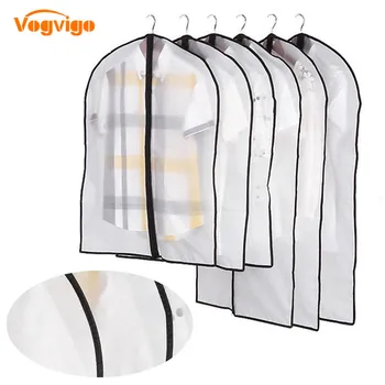 

VOGVIGO Clothing Dustproof Covers Clear Suit Bag Moth Garment Bags Breathable Zipper Dust Cover Suit Dance Clothes Storage Bags