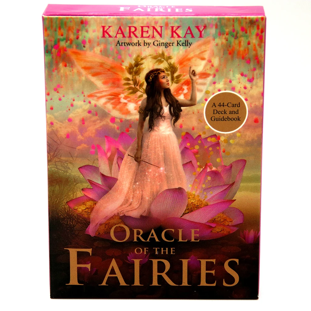 The Oracle of the Fairies A 44 карточная колода и гид книга Karen Kay игра fay Toy сказочный Таро