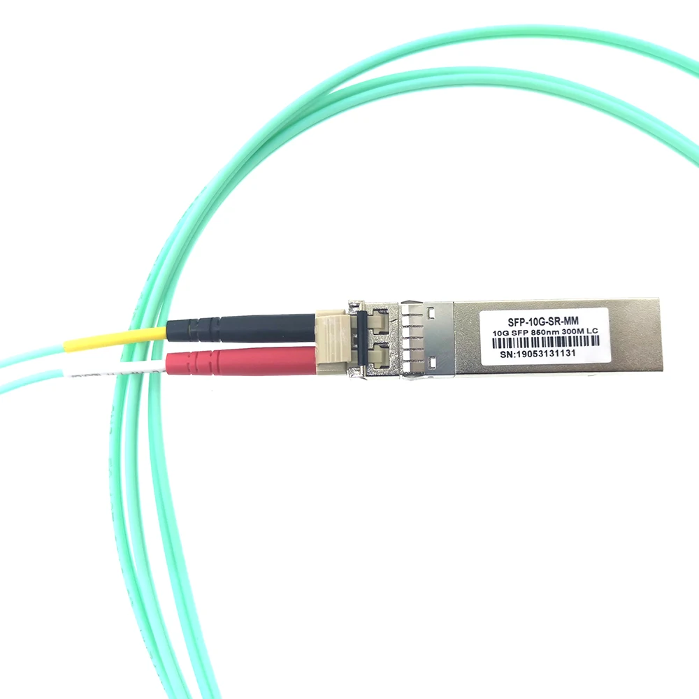 10G SFP+ многорежимный дуплекс 1310nm LC разъем 300m двойной волоконный 10G SFP moudle приемопередатчик одномодовое волокно