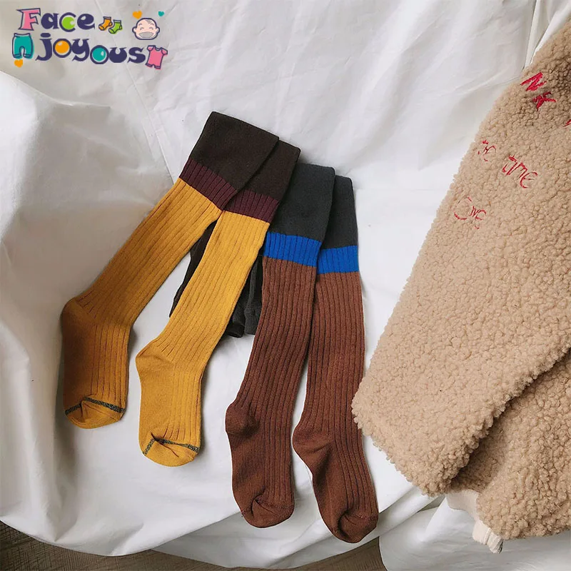 

Newborn Warm Soft Cotton Baby Girl Tights Infant Solid Leg Warmers Pantyhose Baby Stockings Children's pants