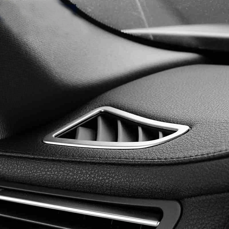 

Car-Styling Interior Dashboard Side Air Vent Outlet frame Cover Trim Sequins Strip Stickers For BMW 7 Series F01 Accessories