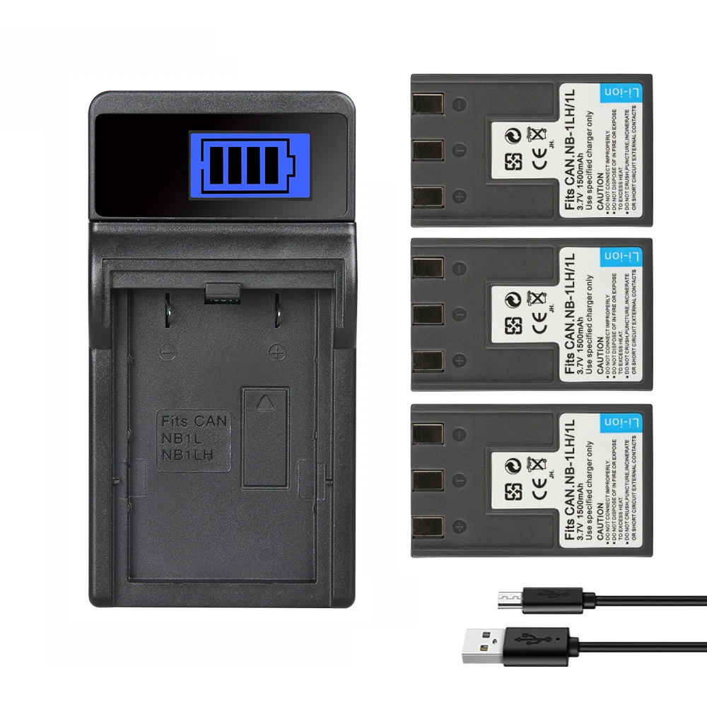 Battery NB1L NB1LH for Canon S110 Digital ELPH S110 S200 S230 S300