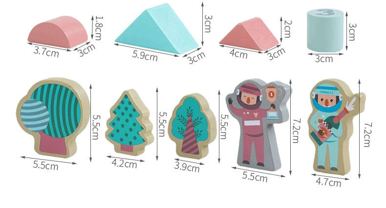 Детские игрушки 161 шт./компл. городские гоночные сцены составное здание блоки деревянные игрушки Ранние развивающие игрушки для детей подарок на день рождения
