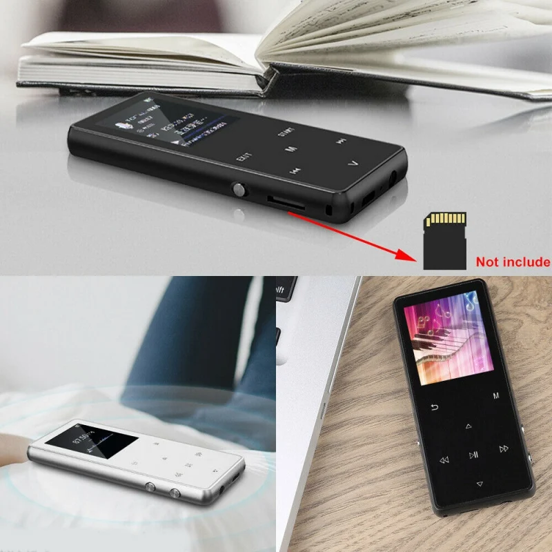 MP3-плеер со встроенным bluetooth-динамиком 8 Гб 16 г HiFi портативный Walkman с радио/FM/электронной книгой запись аудио mp3-плеер