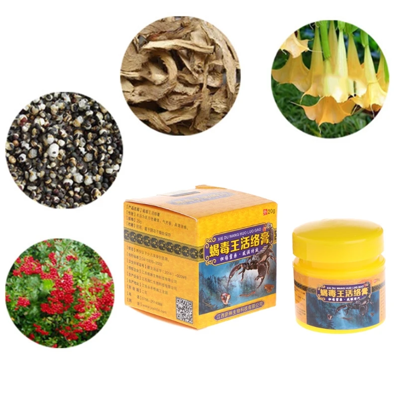 Relief Headache Neuralgia Muscle Acid Pain Stasis Rheumatism Arthritis Cream 3