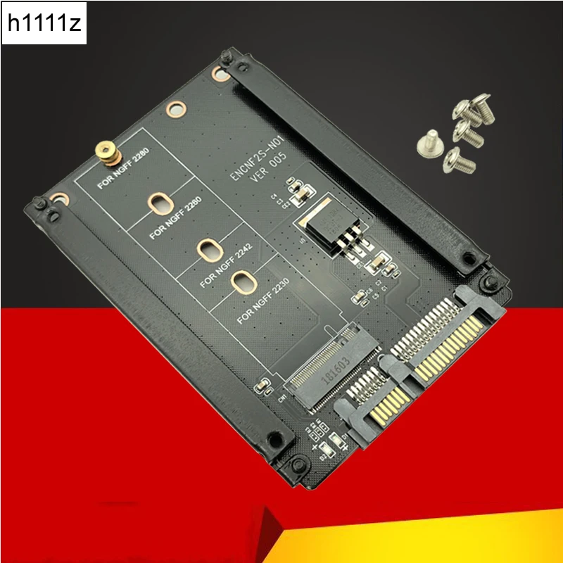 Металлический корпус B + M Key M.2 NGFF SSD до 2 5 SATA 6 ГБ/сек. адаптер с разъемом M2 W/5 винт