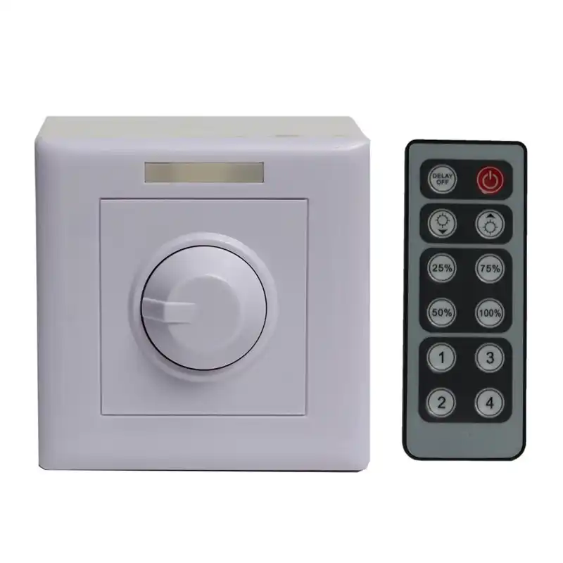 12v kizilotesi 12 anahtar topuzu pwm triyak led dimmer uzaktan kumanda anahtari led serit icin dimmers aliexpress