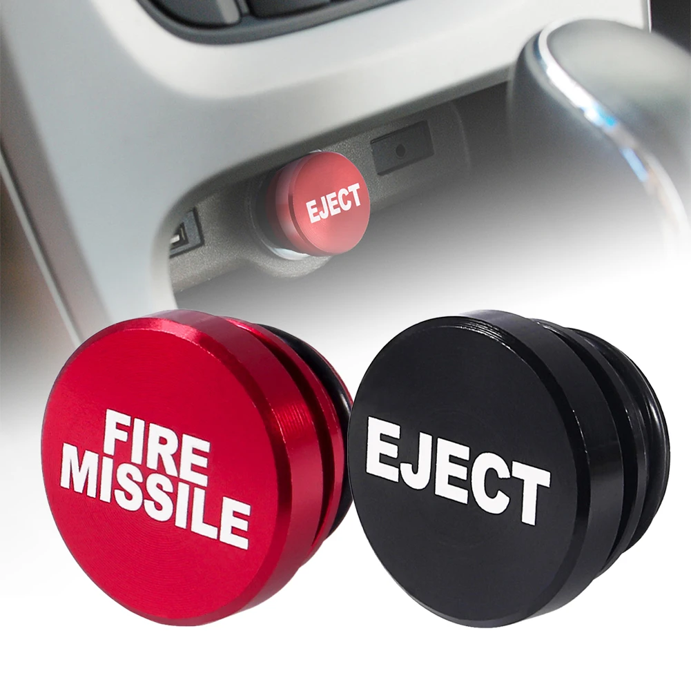 Car Cigarette Outlet Cover Socket Plug Universal Eject Fire Missile
