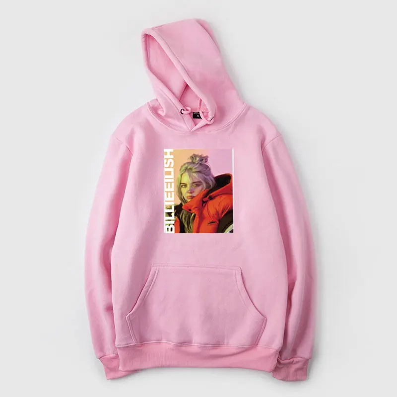15 Новинка Billie Eilish толстовки женские хип-хоп зимние длинные рукава Мужская/Женская толстовка высокое качество хлопок толстовки мужские/женские - Цвет: 15