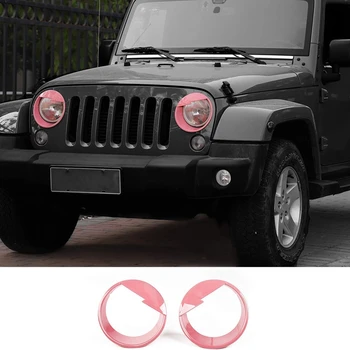 

DHBH-Car Eyes Headlight Cover Trim Bezels for 2007-2018 Jeep Wrangler JK & Wrangler Unlimited JKU