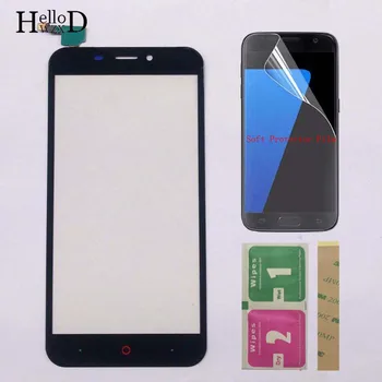 

5.5'' Touch Screen Panel For Doopro P2 Touch Screen Sensor Glass Digitizer TouchScreen Front Mobile Phone + Protector Film