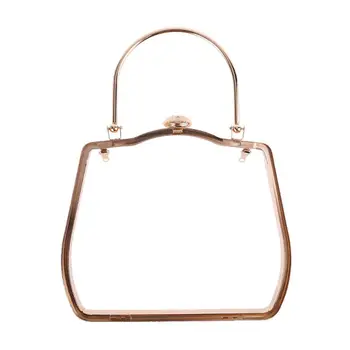 

18cm Metal Box Purse Frame Handles for DIY Handbags Evening Bag Party Clutch M2EB