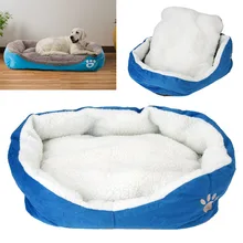 Питомец кошка согревающая диванная Подушка подстилка-кровать мягкий хлопок съемный всесезонный