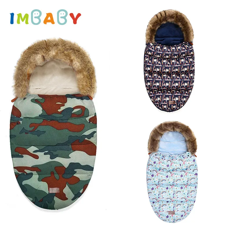 

IMBABY Baby Sleeping bag Baby stroller accessories Footmuff Sleepsack cotton Baby Sleeping bags Winter for baby Stroller
