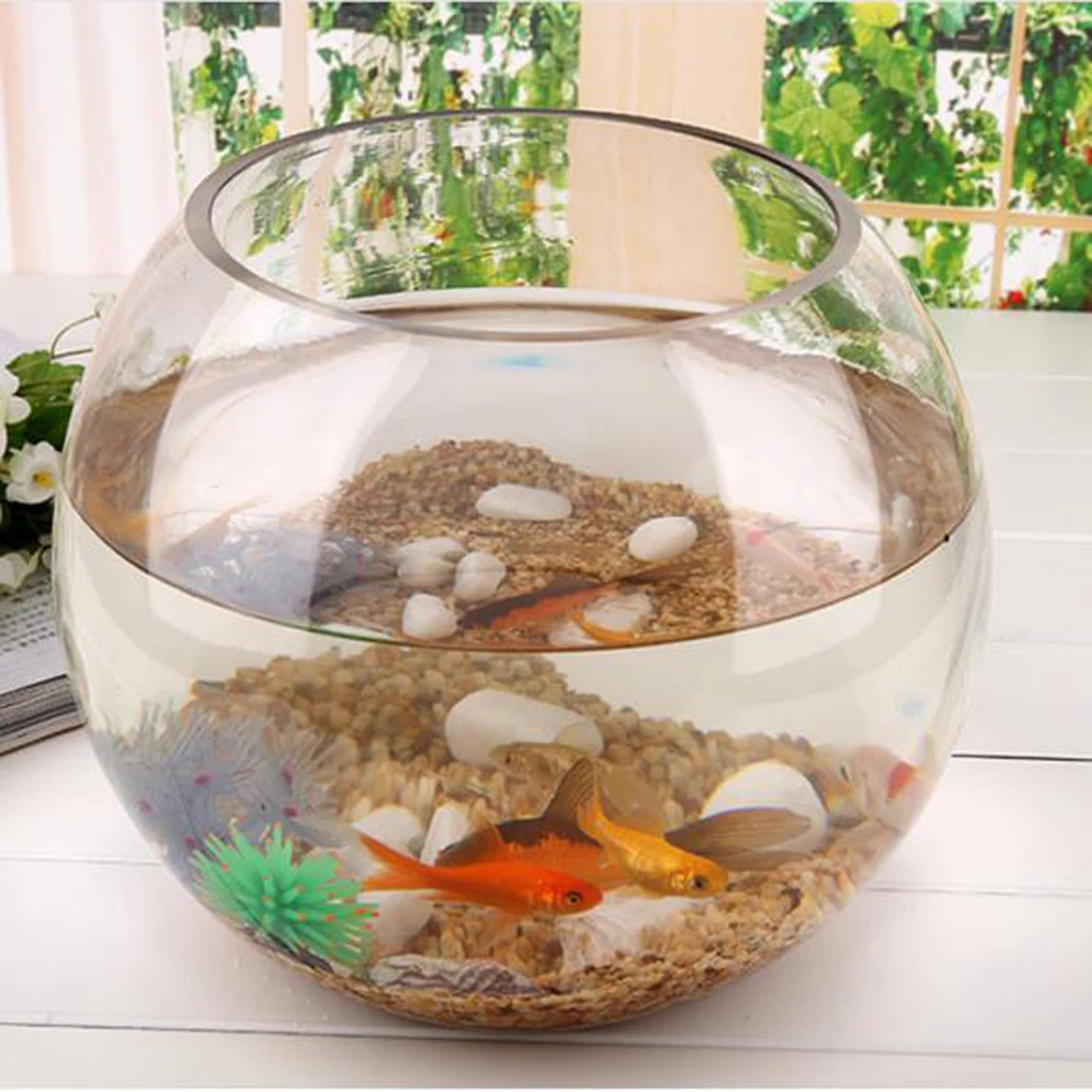 Clear Fish Bowls Heavy Duty Glass - Great For Fishbowl, Aquarium Supplies, And For Party's Games