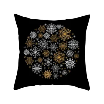 

Christmas Pillow Xmas Cushion Cover Printed Short Plush Decorative Pillows Sofa Home Living Bedroom Decor Pillowcase