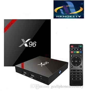 

X96W Arabic Android 7.1.2 tv box Amlogic S905W Quad Core H.265 WiFi HKNOKETV France Arabic Belgium Netherland TV Box