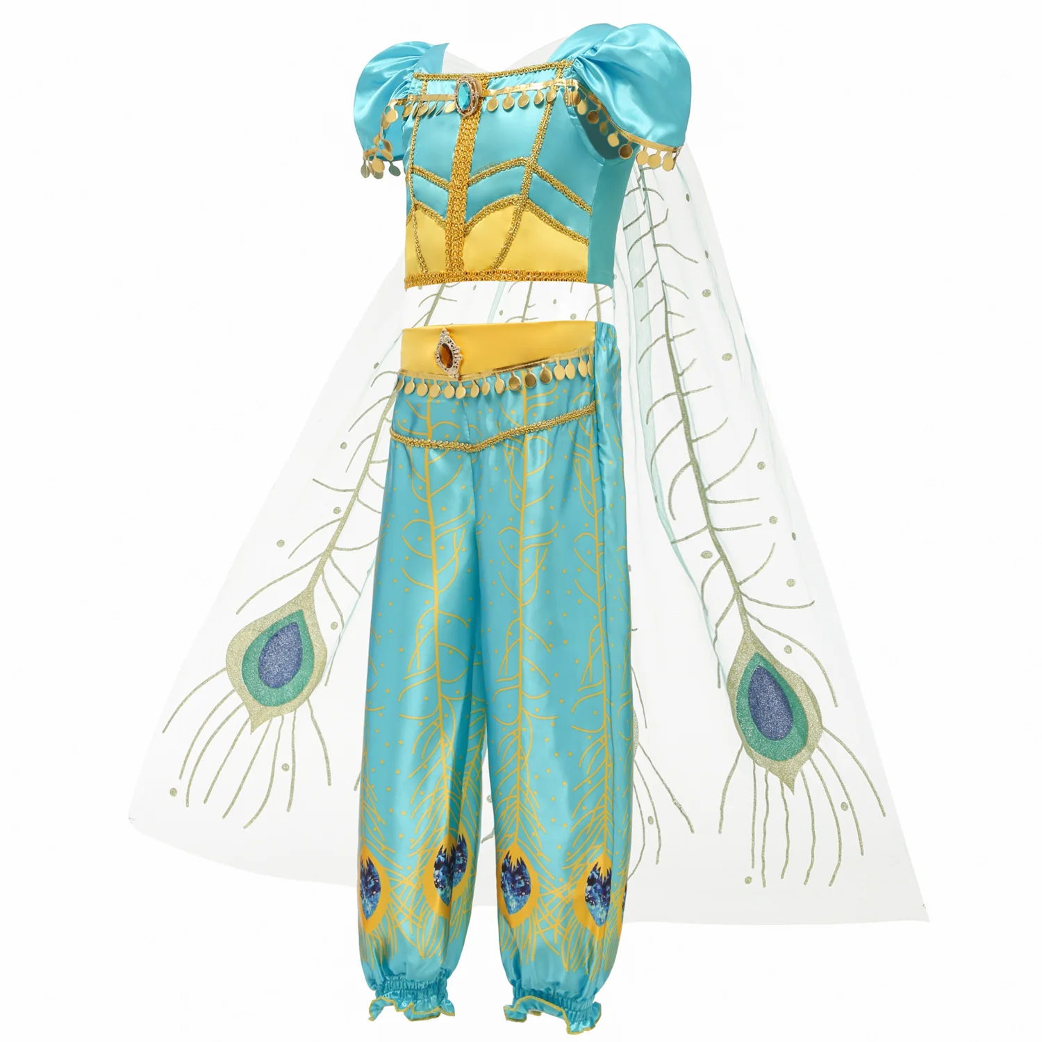 

New Style Children Jasmine Princess Character Cosplay Clothes Cosplay Anime Performance Stage Costume
