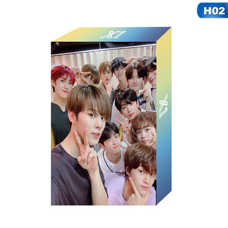 24 шт./компл. Kpop X ONE Lomo фото карта песня Hyeong Jun HD Фотокарта коллективные карты