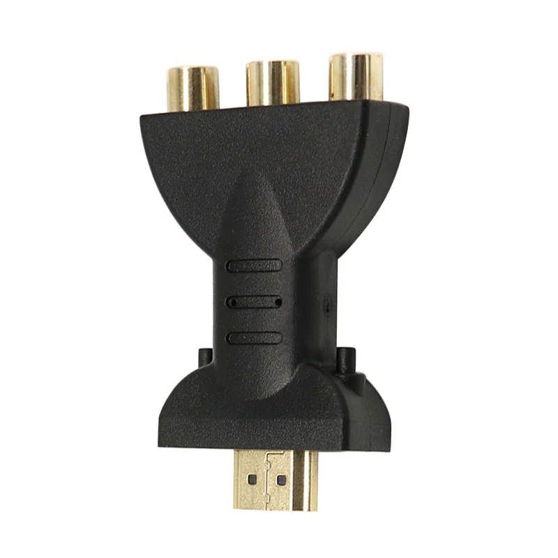 HDMI к RCA видео аудио адаптер HDMI к 3 RGB RCA позолоченный AV компонентный преобразователь 720P 1080P цифровой сигнал