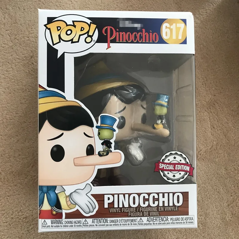 США Эксклюзивный официальный Funko pop Pinochio с Джимини крикет Виниловая фигурка