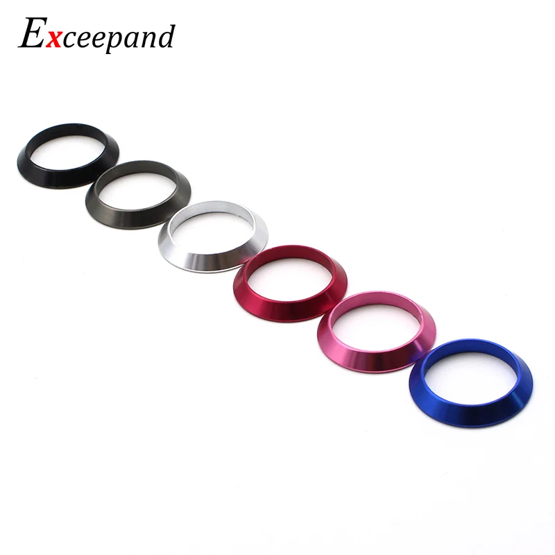 Exceepand алюминиевое Контактное кольцо для проверки обмотки кольцо для декорирования отделка адаптер для удочки строительный ремонт ремонтные части