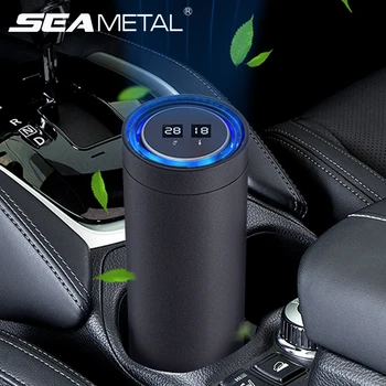 

Mini Car Air Purifier Humidifier for Car Desktop Negative Ions PM2.5 Eliminator Aromatherapy USB Charging Auto Mist Air Freshene