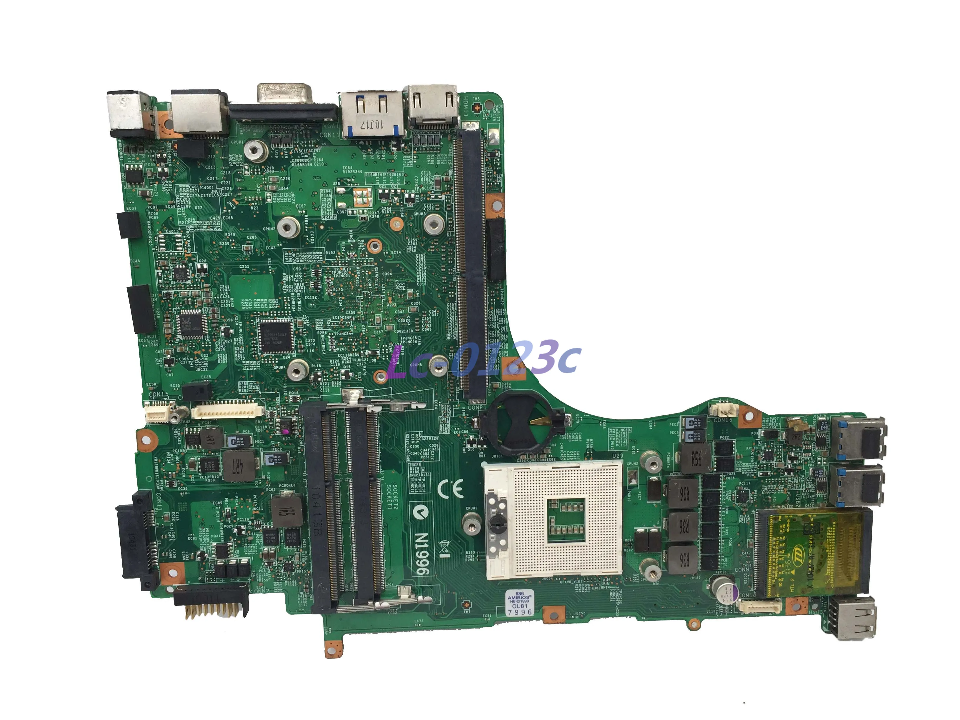 Fulcol для MSI GX660R GX660 GT660 GT663 Материнская плата ноутбука MS-16F11 VER: 1,0 PM55 DDR3