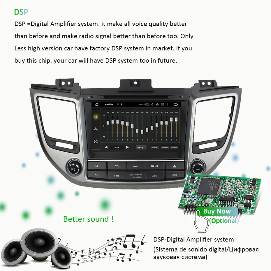 Flash Deal DSP IPS 4G+64G 8 CORE 2 Din android 9.0 car dvd for Hyundai Tucson/IX35 2016 2017 multimedia car radio gps navigation obd2 dvr 2