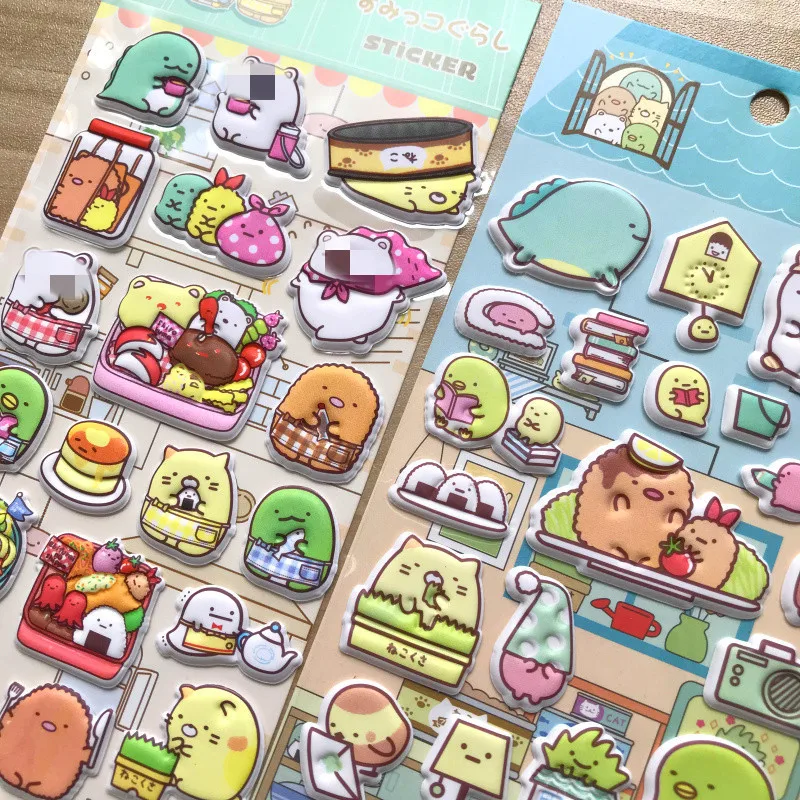 Милый японский мультфильм Sumikko Gurashi 3D пышный аниме стикер s Скрапбукинг Diy Журнал