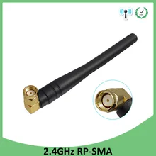 5pcs 2.4 GHz WiFi Antenna 3dBi Aerial RP-SMA Male Connector 2.4ghz antena wi fi antenne Wireless Router Wifi Booster