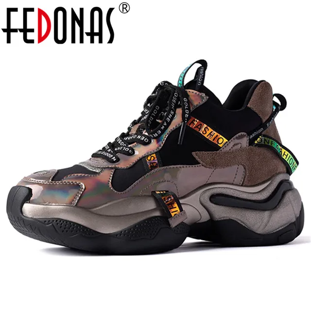 $US $39.52 FEDONAS Women Fashion Flats Spring Breathable Women Shallow Sneakers Casual Shoes Woman Mixed Color