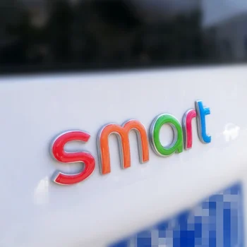

Car Sticker Tail Logo Decoration For Mercedes Smart 453 Fortwo Forfour 3D Car Rear Trunk Emblem Accessories Exterior Styling