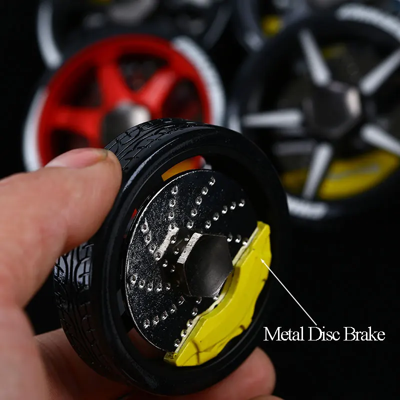 Алюминий TE37 спиннинг обод колеса Спиннер JDM автомобиль авто стиль игрушка декомпрессия инструмент(вращается для 3 мин