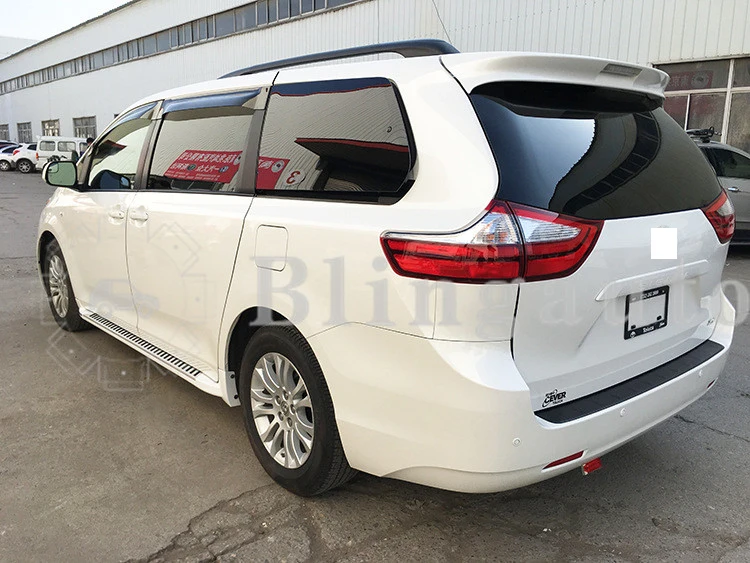 Белая Беговая доска подходит для T. oyota Sienna 2011- 2 шт. Левая Правая боковая ступенька nerf бар Автомобильная педаль боковая лестница боковая панель