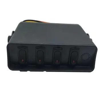 

Car And Boat 4-Digit 3Pin Round Switch Panel Control System With Wiring Combination With Mounting Bracket