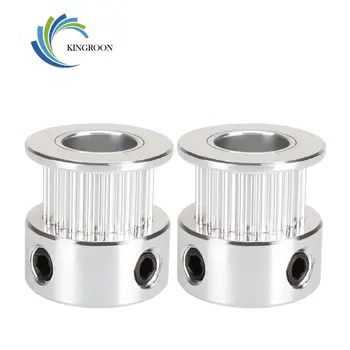 

KingRoon 10pcs 5Pcs 20 Teeth GT2 Timing Pulley Bore 8mm Width 6mm 2GT 20 Teeth Pulleys 3D Printer Parts Wheel Aluminium Alloy