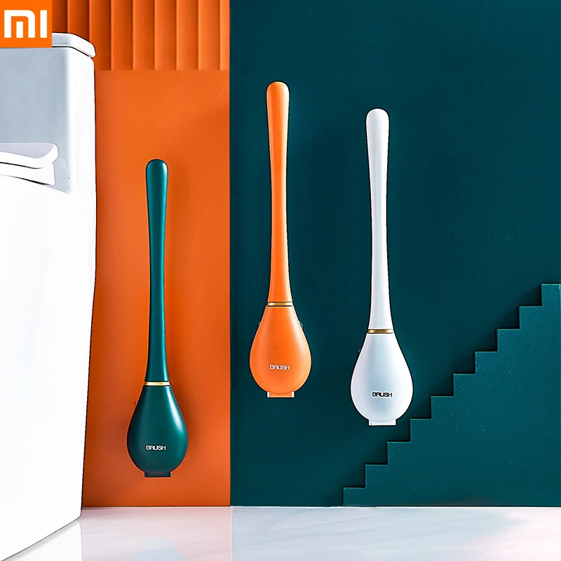 Xiaomi Youpin Household Silicone Toilet Brush Without Dead Angle Wall