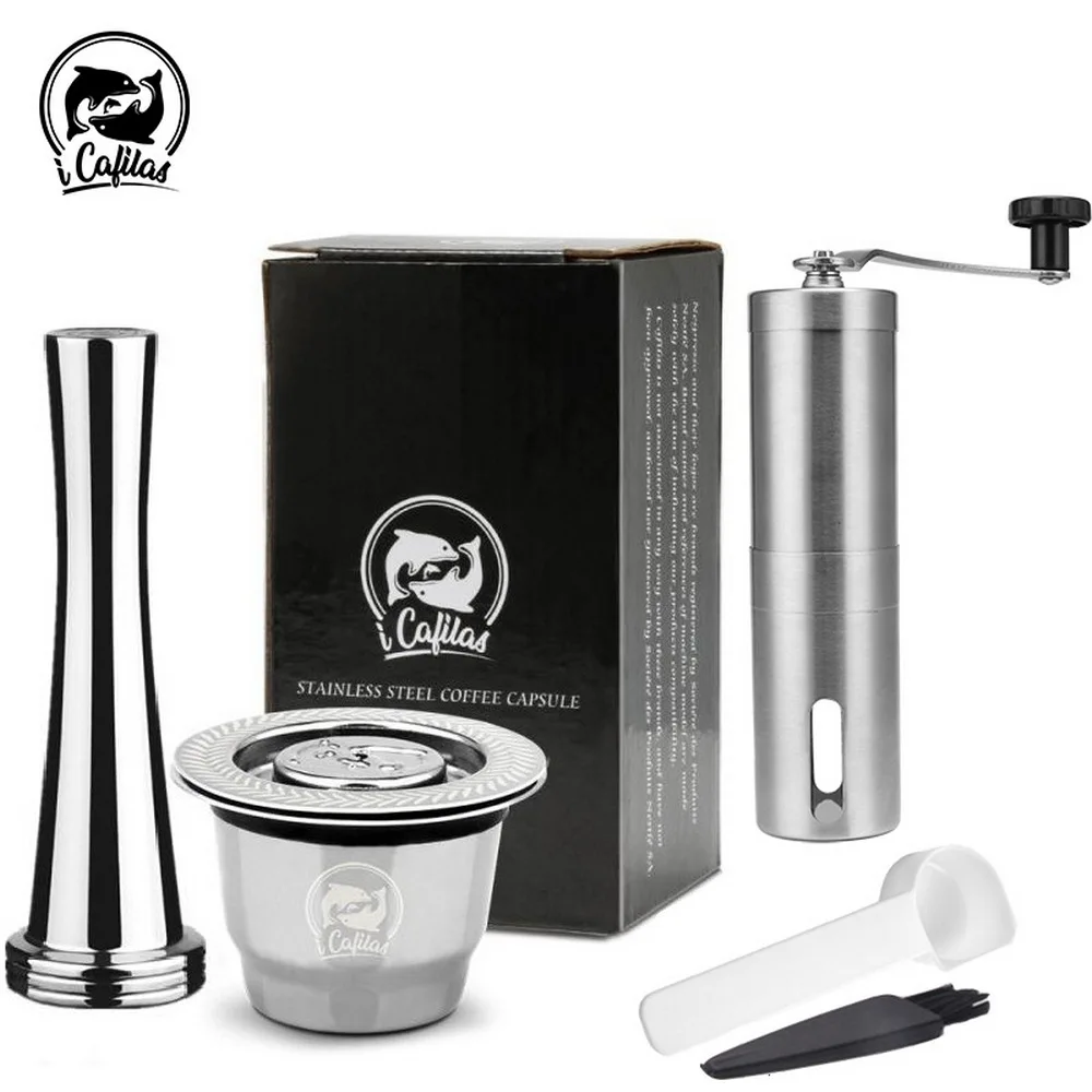 Reusable Coffee Capsule for Caffitaly Compact Filter Refillable Stainless Steel Pod Nespresso Citiz Pixie Machine | Дом и сад