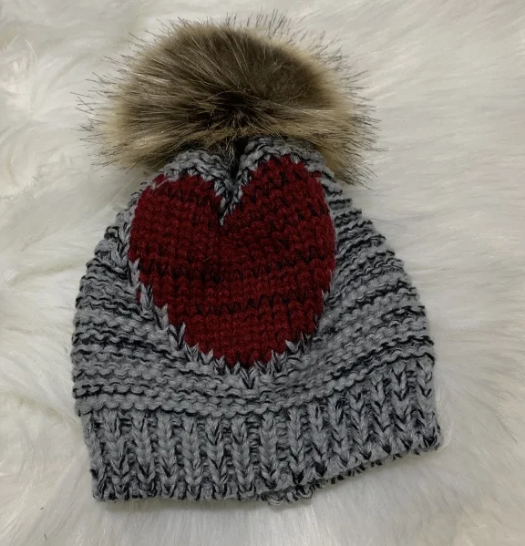 heart baby Одежда для маленьких девочек; сезон осень-зима; эксклюзивные Детские аксессуары; семейный образ; вязаная шапка «Мама и я» из флиса; leoaprd; в клетку - Цвет: heart baby