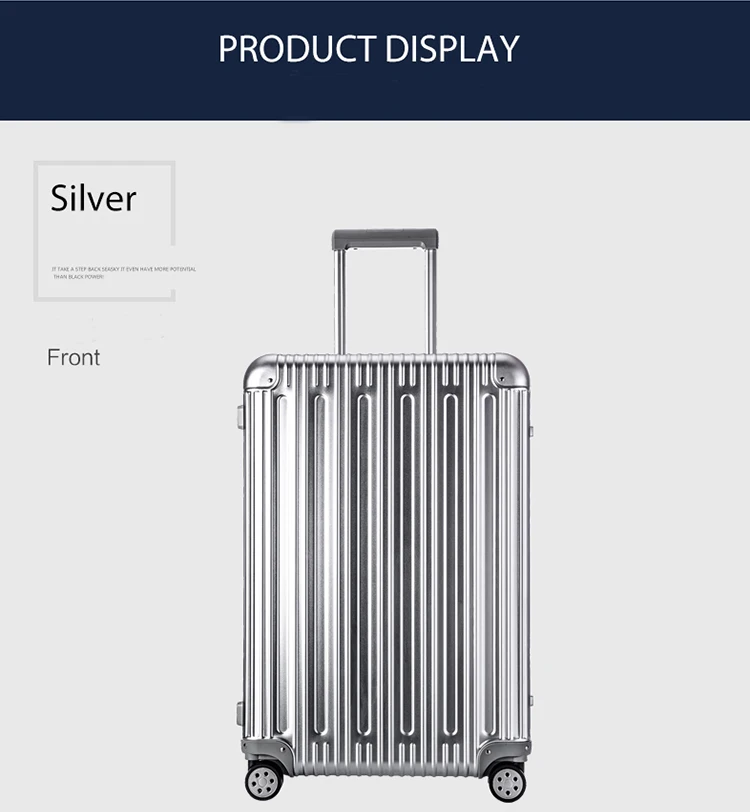 Полностью алюминиевый сплав, чемодан на колесиках, чемодан на колесиках, чемодан для путешествий, 20, чемодан для переноски, 25, 29 дюймов, проверенный багаж
