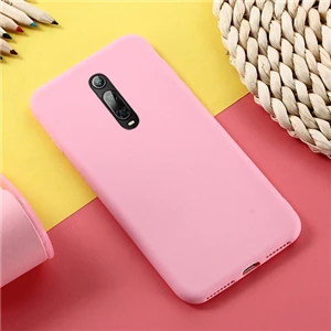 e TRISEOLY Мягкий Силиконовый противоударный чехол для Xiaomi mi 9T 9T Pro простой сплошной цвет Модный чехол для Xiao mi красный mi K20 K20 Pro Чехол - Цвет: e