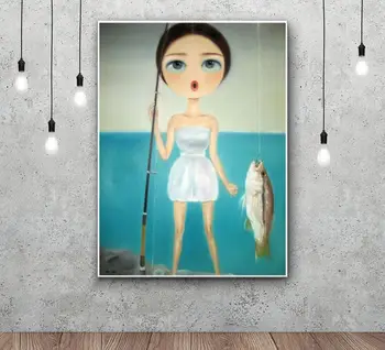 

Famous artist Li li artworks by hand made on canvas oil painting modern are for home decoration