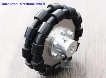 

5 inch (127 mm) Omni-directional wheel with Connecting shaft pww-01