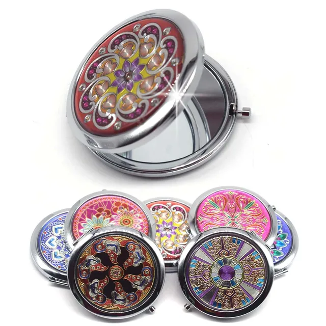 $US $2.33  Portable Foldable Pocket Metal Makeup Compact Mirror Woman Cosmetic Mini Beauty Normal Magnifying