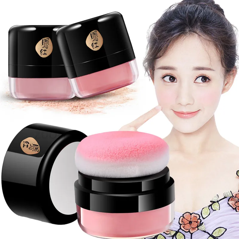 New 1 Box Soft Face Blusher Powder Cheek Rouge Nourishing Nude Makeup Oil Control Brightening Complexion Repair Cosmetics | Красота и